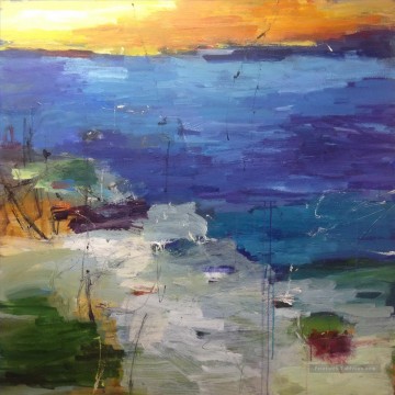 de paysage marin abstrait 053 Peinture à l'huile